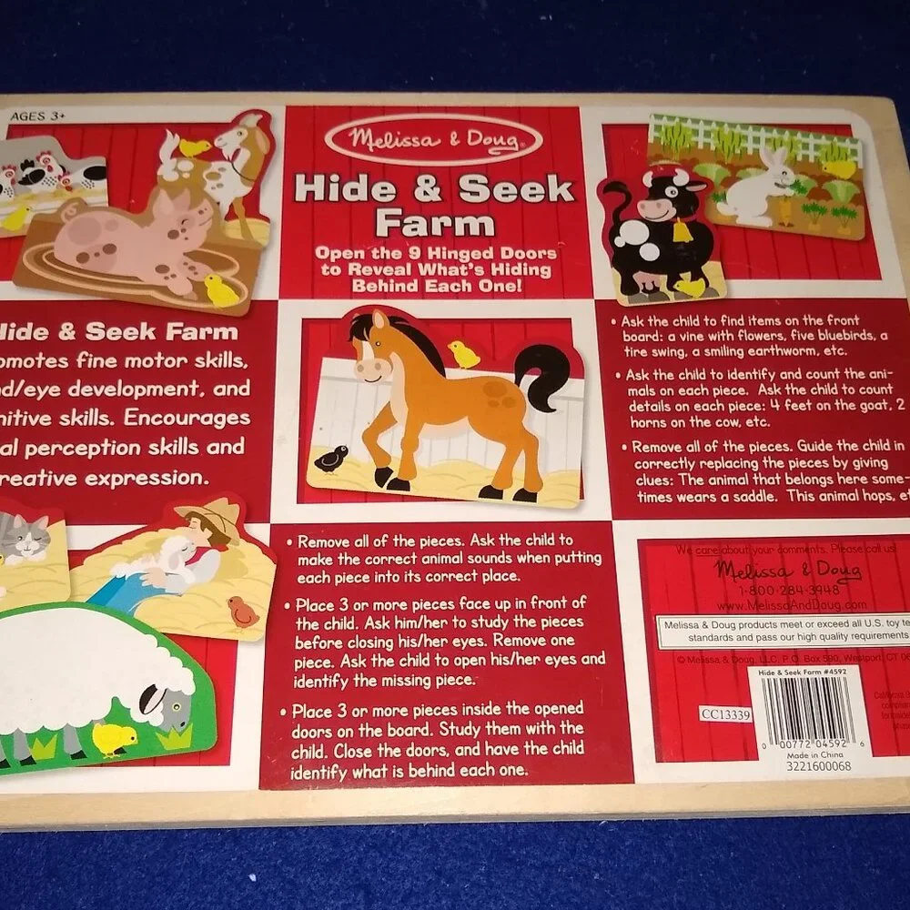 Melissa & Doug Farm magnetic puzzle used ( I magnet missing)